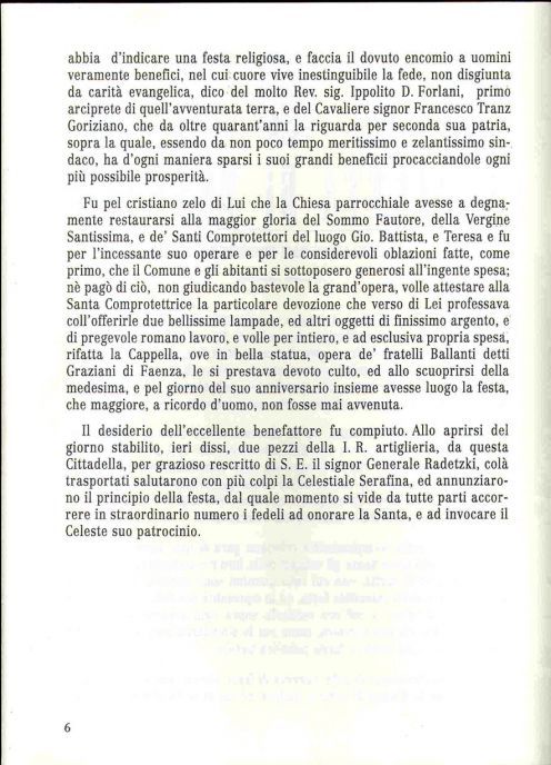 Santa Teresa Comprotettrice di Pontelagoscuro