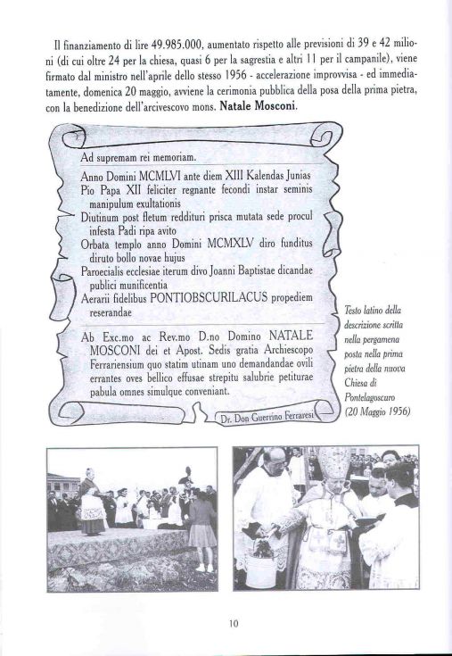 cinquantesimo anniversario costruzione chiesa