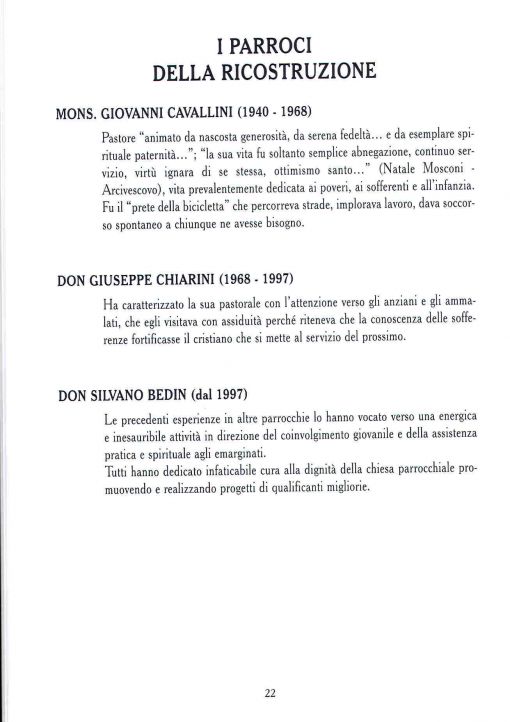 cinquantesimo anniversario costruzione chiesa