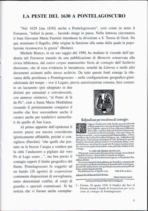la peste del 1630