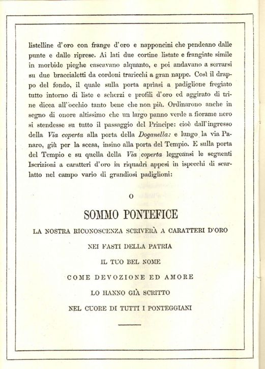 visita Papa Pio IX